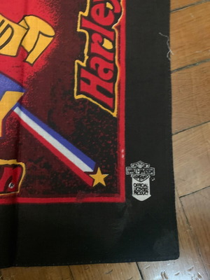 Harley Davidson bandana like new, 80s, 57x55 cm