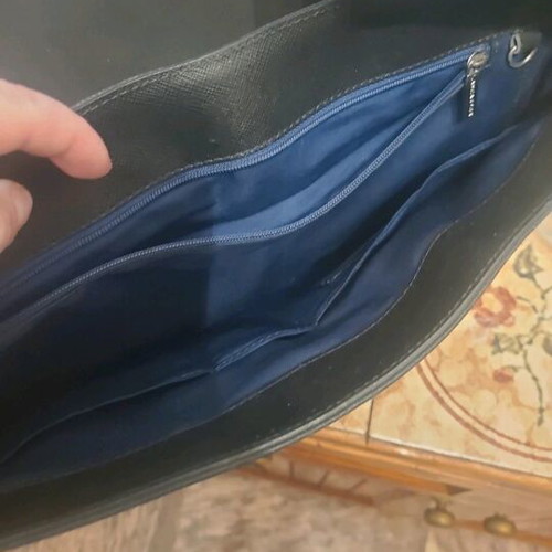Lancaster men's shoulder bag used, black