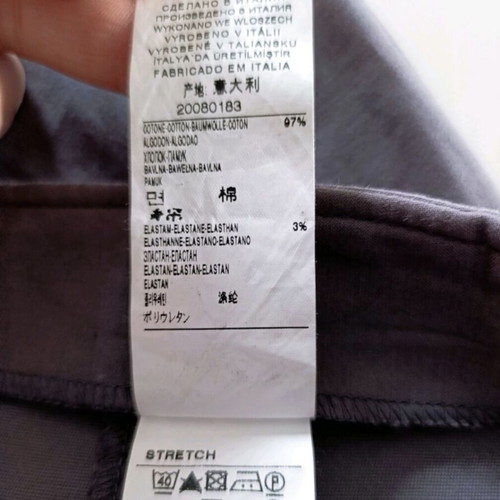 Benetton pencil cotton grey skirt like new