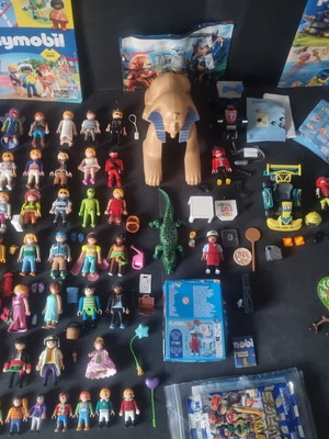 Large Playmobil lot, all items in photo