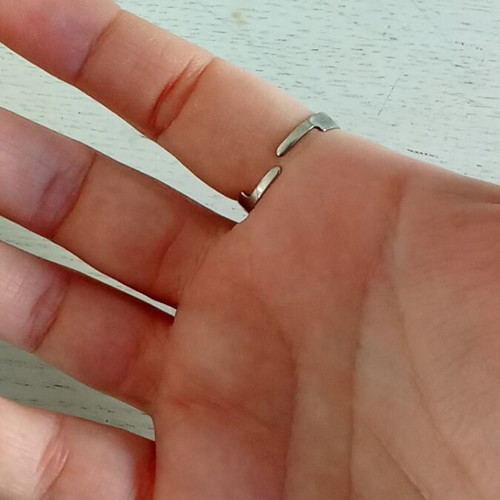 Impressive rings like new, set of 4 pieces