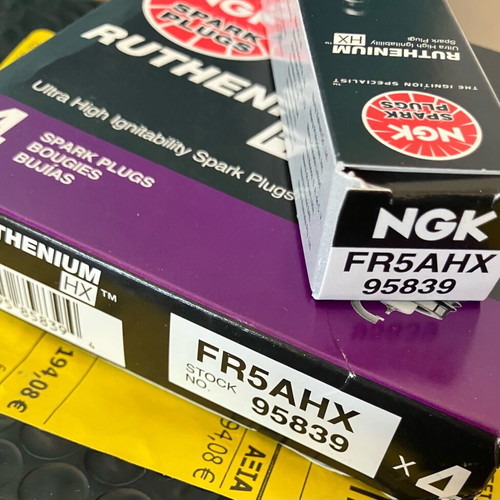 Μπουζί NGK ruthenium FR5AHX καινούργια, σετ 4 τεμαχίων