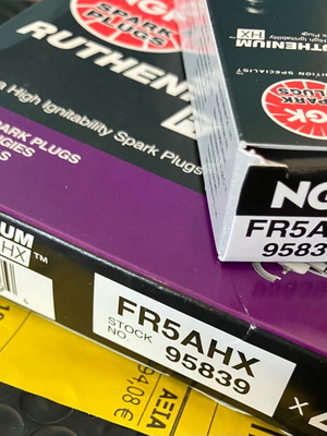 Μπουζί NGK ruthenium FR5AHX καινούργια, σετ 4 τεμαχίων