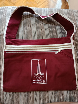 Moscow 80 Olympic Games vintage bag