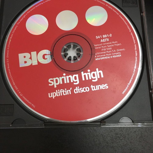 Spring Hogj Uplifting Disco CD used, pop