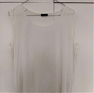 Basler black label επίσημο λευκό κρεμ μανίκι μπλουζάκι νο. Medium Large νο. 46