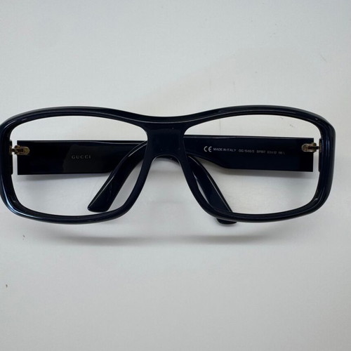 Gucci women's eyeglass frame used, dark blue