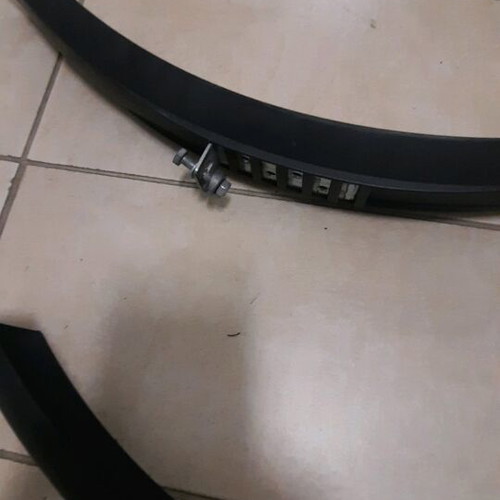 Plastic bicycle fenders used, durable protective mudguards