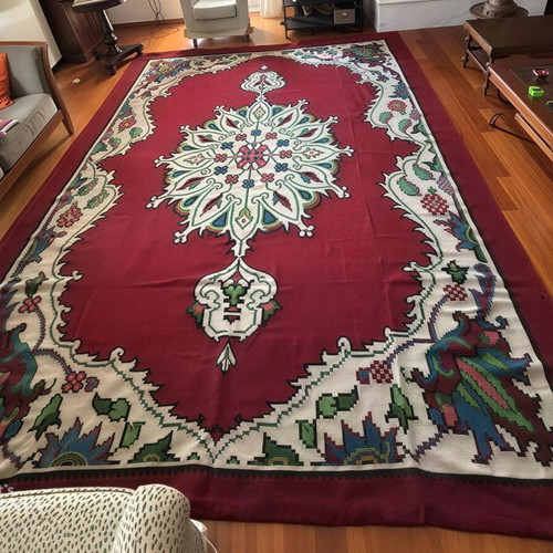 Hrami Handmade Wool Rug Large Size Like New