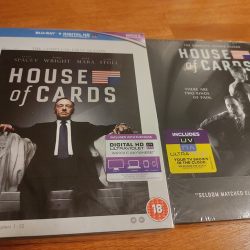 House of Cards seasons 1 2 3 Blu-Ray new with English subtitles