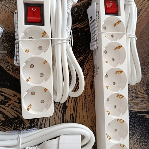 German original power strips and extension cord set of 4