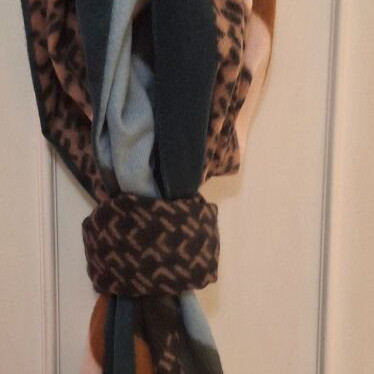 Scarf new green multicolor