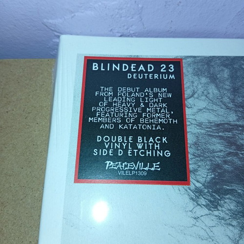 Blindead 23 Deuterium vinyl new, double black with side D etching