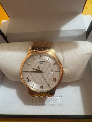 Tissot Ρολόι Μεγάλο Rose Gold αφόρετο με κουτί και χαρτιά