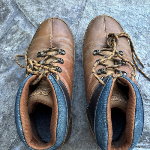 Timberland leather ankle boots like new, brown size 38