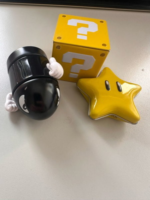 Κουτιά Super Mario σαν καινούργια, σετ 3 μικρά