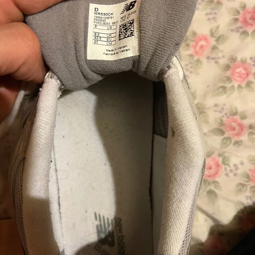 New Balance sneakers size 42.5, new, gray and white
