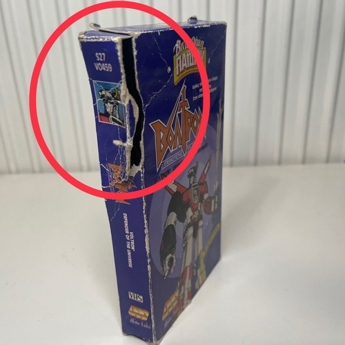 Voltron VHS used, Greek cartoon, rare