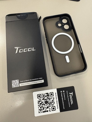 Tocol magnetic case for iPhone 16 used, MagSafe compatible
