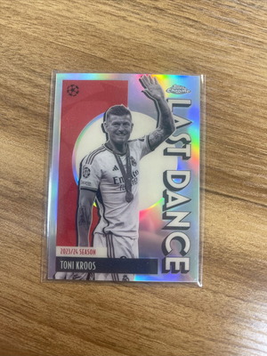 Toni Kroos Last Dance Topps Chrome card like new