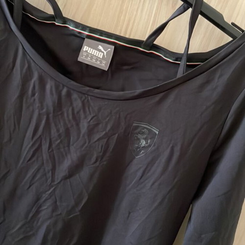 PUMA x Ferrari women's top with 7/8 sleeves