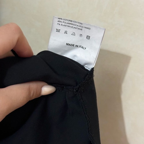 Narrow black dress Atos Lombardini like new