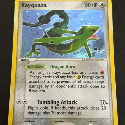 Pokemon cards Rayquaza used, pack of 2