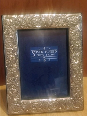 Silver Plated Photo Frame 12x17, new