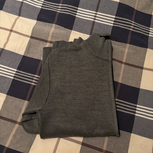 Gray cardigan used, size large