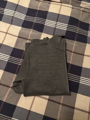 Gray cardigan used, size large