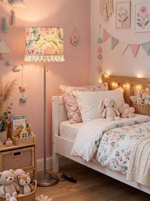 Oxygen Lampshades Brassica oleracea подова лампа в меко зелено