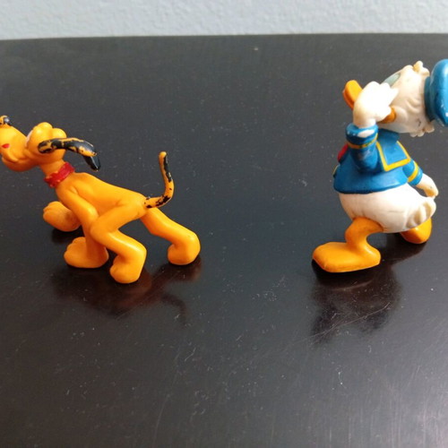 Bullyland figures Donald Duck and Pluto used