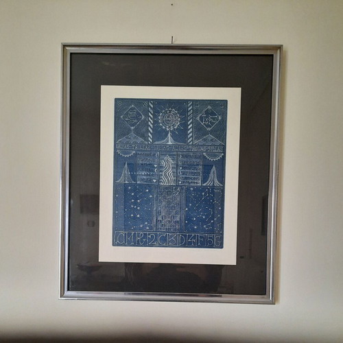 Painting used, 1 of 5 copies, 47x58 with frame