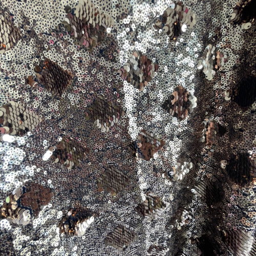 Zara sequin dress, medium size, beige and brown