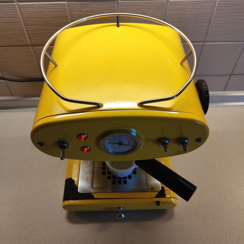 Francis Francis X1 Magic L'Espresso Coffee Machine used, yellow