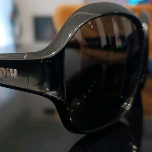 Miu Miu sunglasses used, large black