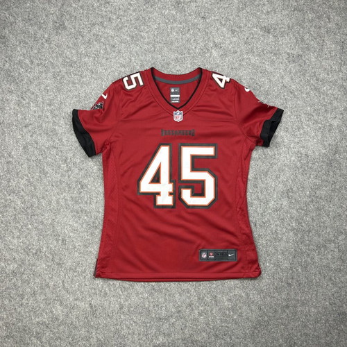 Nike On Field NFL Tampa Bay Buccaneers Devin White #45 jersey used, women's S, red