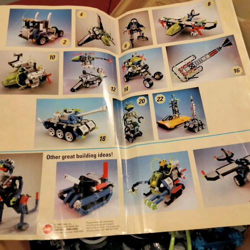 Vintage Construx Deluxe Builder by Mattel 1996 like new with instructions