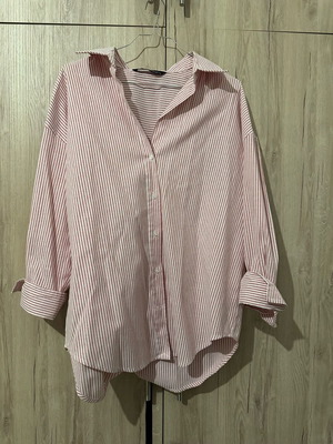 Ριγέ πουκάμισο oversized Zara μεταχειρισμένο, XS