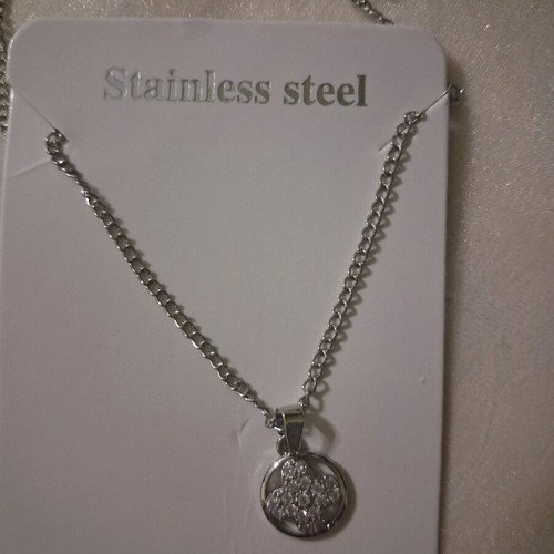 Stainless Steel Cross new silver, unused