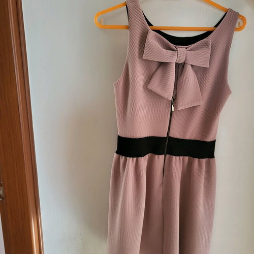 A-line dress size M like new, pink