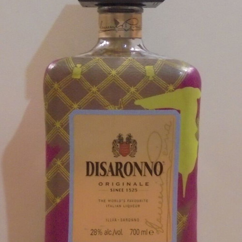 Disaronno Originale By Trussardi collectible empty bottle used