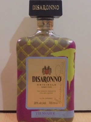 Disaronno Originale By Trussardi collectible empty bottle used