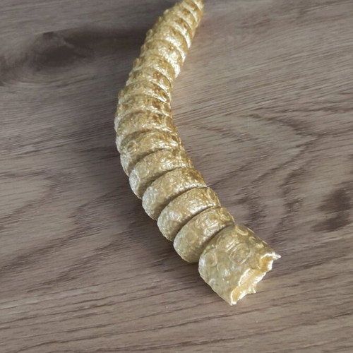 Dune sandworm new 3d printed with full movement freedom, 23 cm length