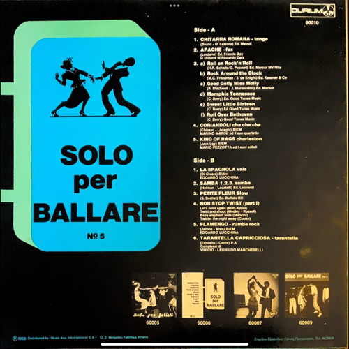 Solo Per Ballare LP μεταχειρισμένο, ροκ είδος