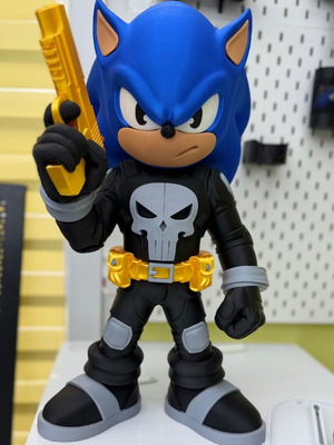 Φιγούρα Punisher Sonic καινούργια, ύψος 22 εκατοστά