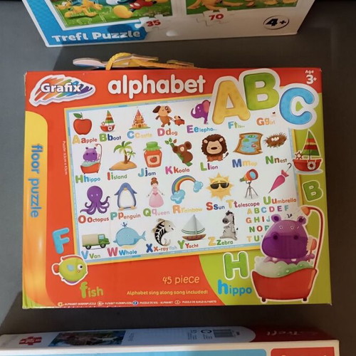 Children's puzzles used, set of 4 pieces