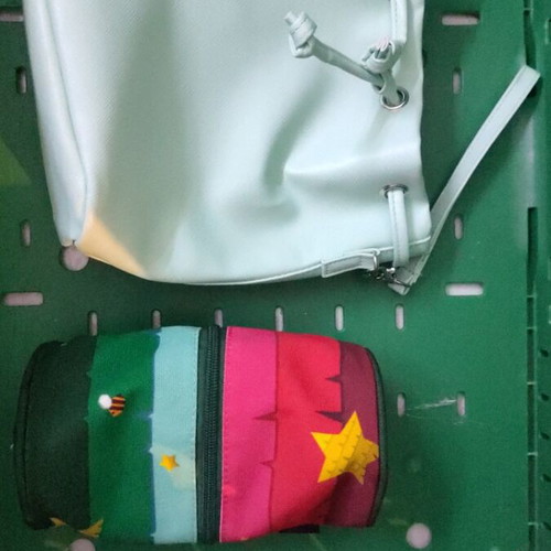 Toiletry bags used, pack of 2, multicolored