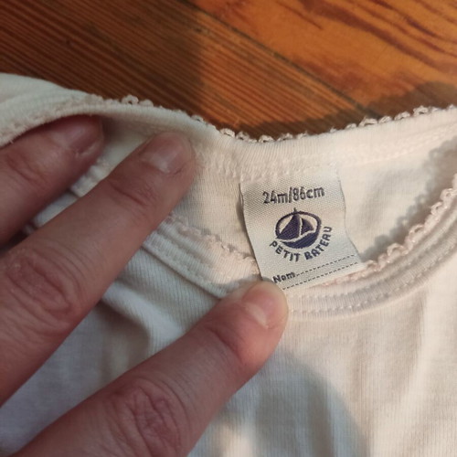 Baby short-sleeve bodysuit Petit Bateau like new 18-24 months 86 cm