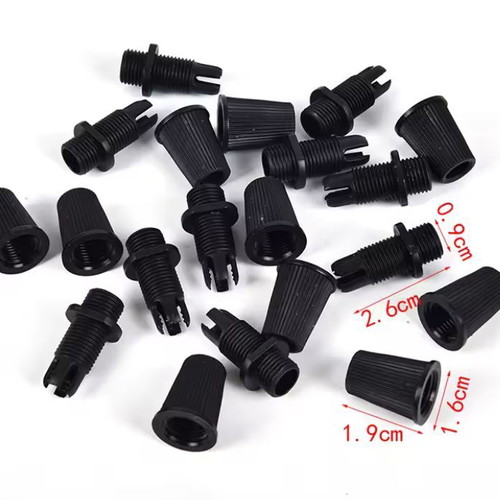 Plastic Cable Tighteners New, Set of 10 Black Pieces
